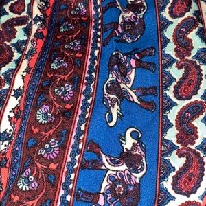 Elephant printed yoga pants